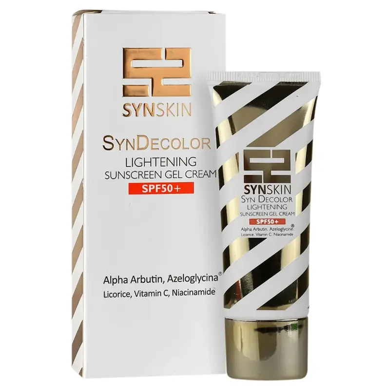 ژل کرم ضدآفتاب روشن کننده SPF50 ساین اسکین 