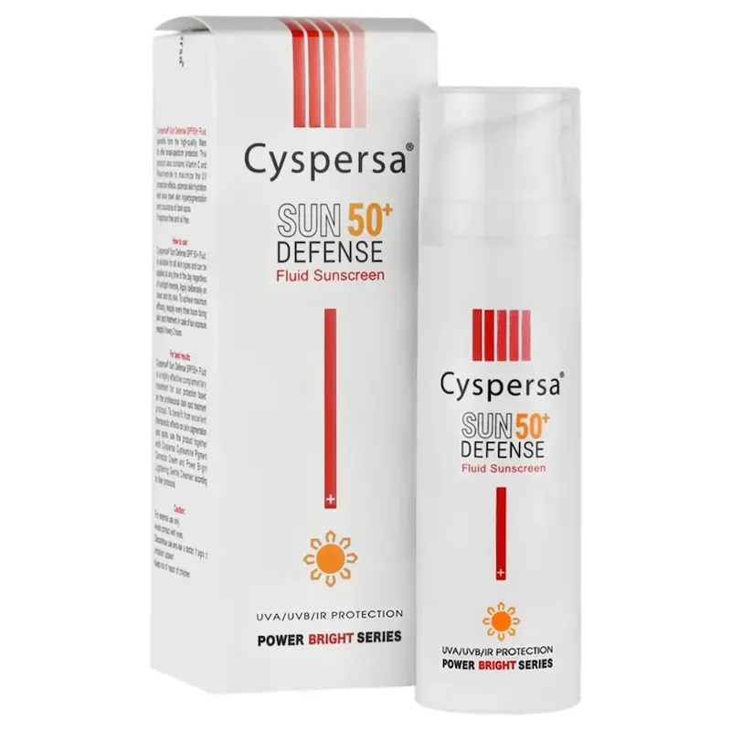 فلوئید ضد آفتاب روشن کننده سیسپرسا (SPF50)