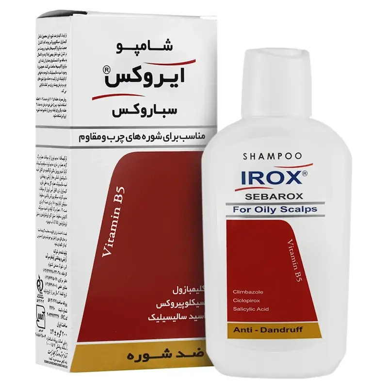 توضیحات شامپو ضد شوره‌ شوره های چرب سباروکس ایروکس: