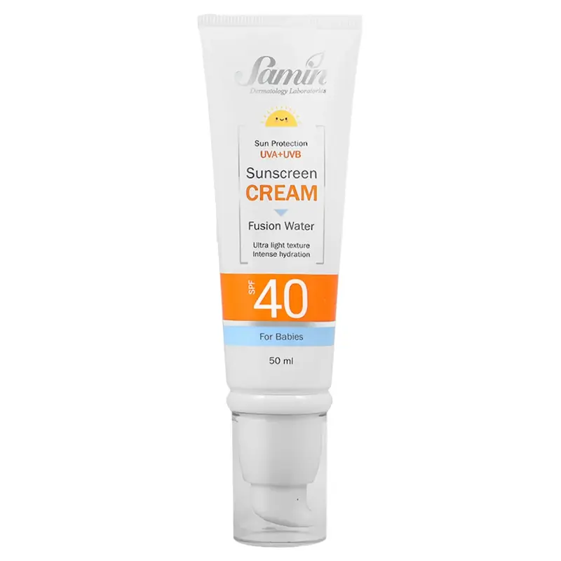 کرم ضد آفتاب فیوژن واتر کودکان SPF40 ثمین