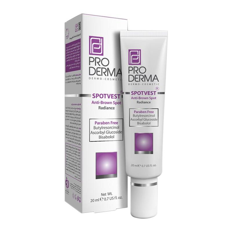 پرودرما کرم روشن کننده و ضد لک صورت 