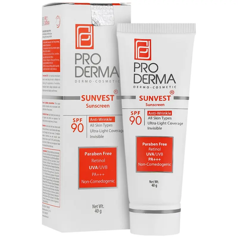 پرودرما  ضد آفتاب ضد چروک