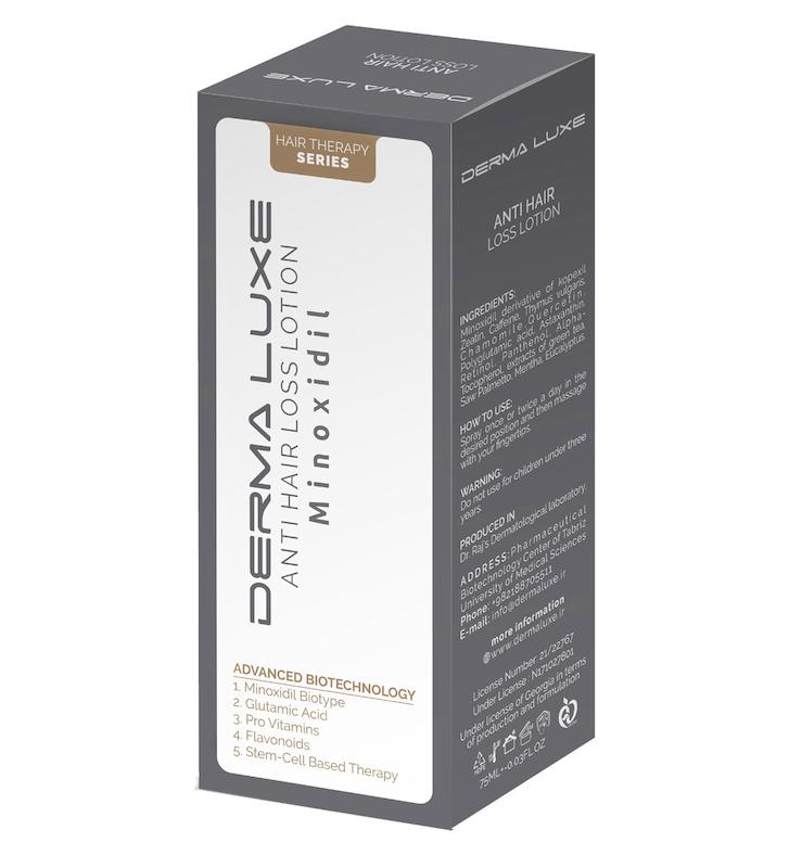 لوسیون ضد ریزش مو ماینوکسیدیل درمالوکس | Dermaluxe Anti Hair Loss Lotion