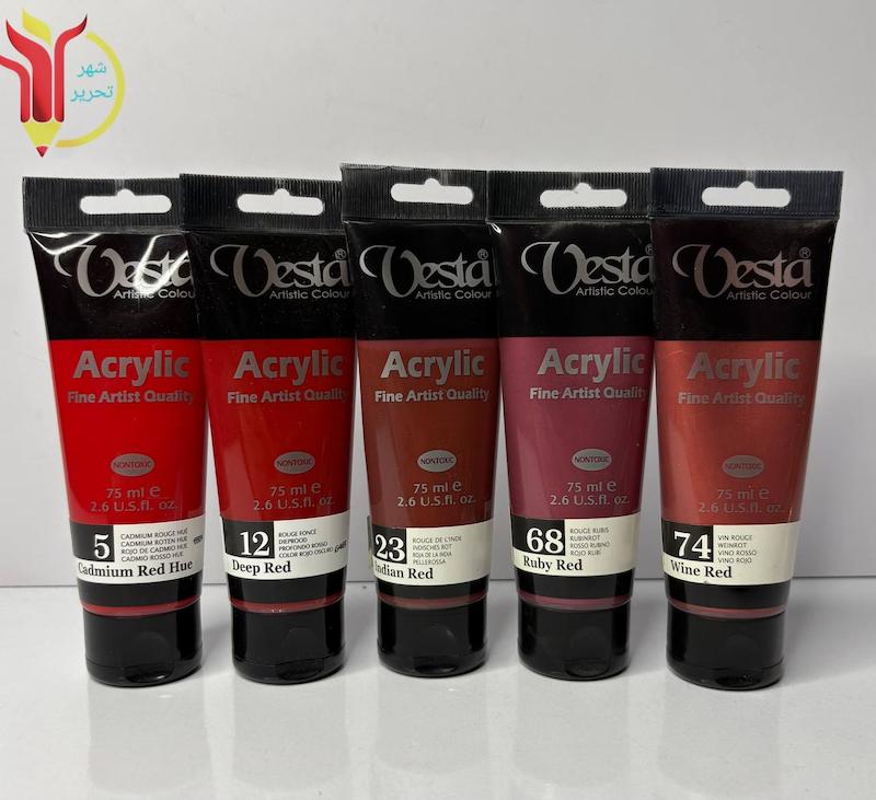 رنگ اکریلیک 75 ml وستا