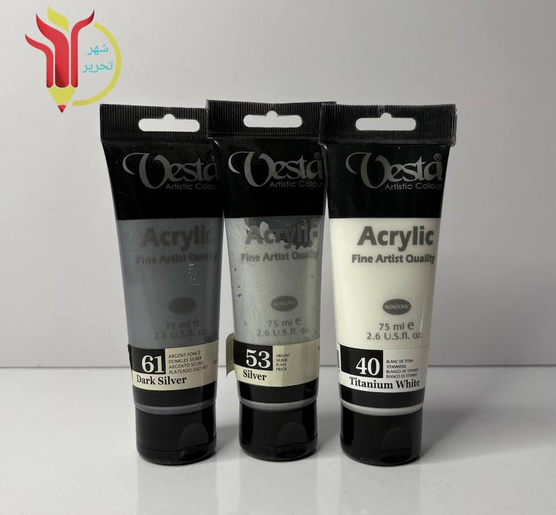 رنگ اکریلیک 75 ml وستا