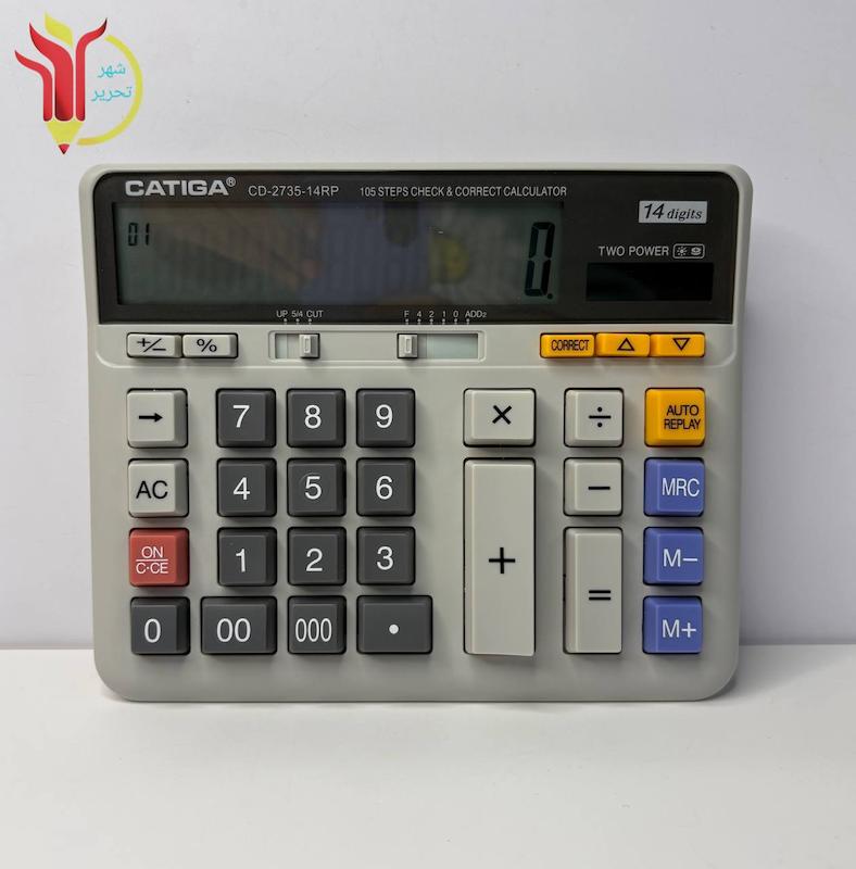 ماشین حساب اورجینال کاتیگا مدل ۲۷۳۵ (۱۴ دیجیت)