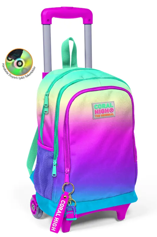 کوله پشتی چرخدار اورجینال کورال های Coral high 