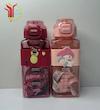 قمقمه دور سیلیکونی 800ml نی دار