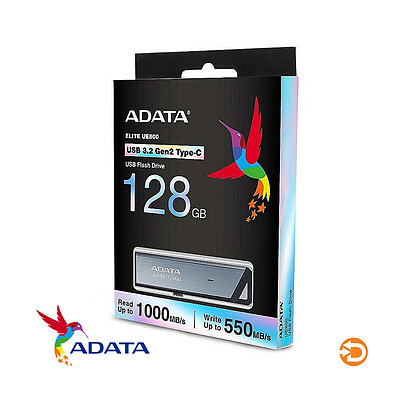 ADATA Elite UE800 USB 3.2 Type-C USB Flash Drive ظرفیت 128GB