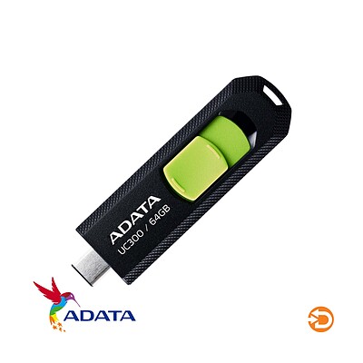 فلش مموری Value USB 3.2 Type C UC300 ای دیتا ADATA ظرفیت 64GB