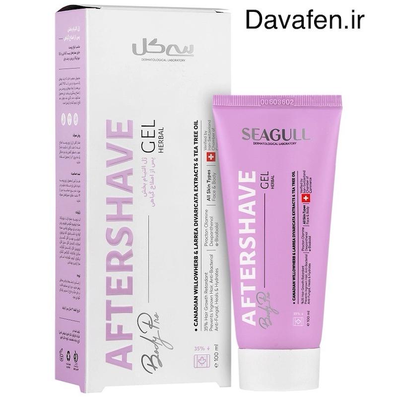 ژل التیام بخش پس از اصلاح گیاهی سی گل