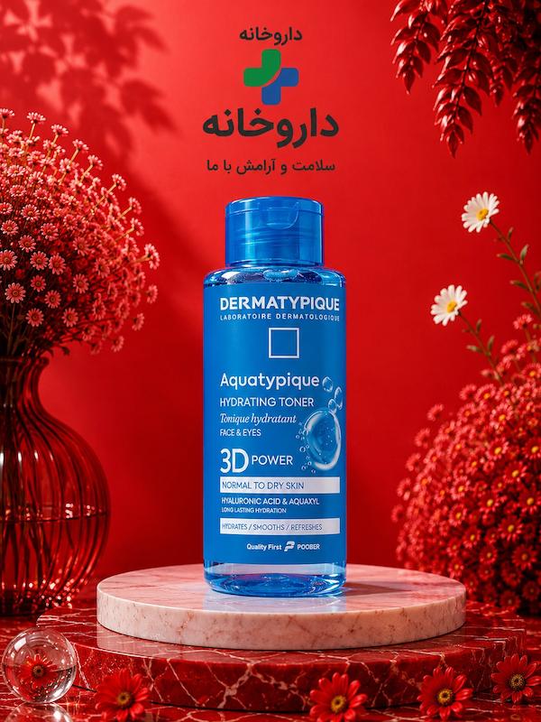 تونر پوست نرمال تاخشک آکواتیپیک درماتیپیک
