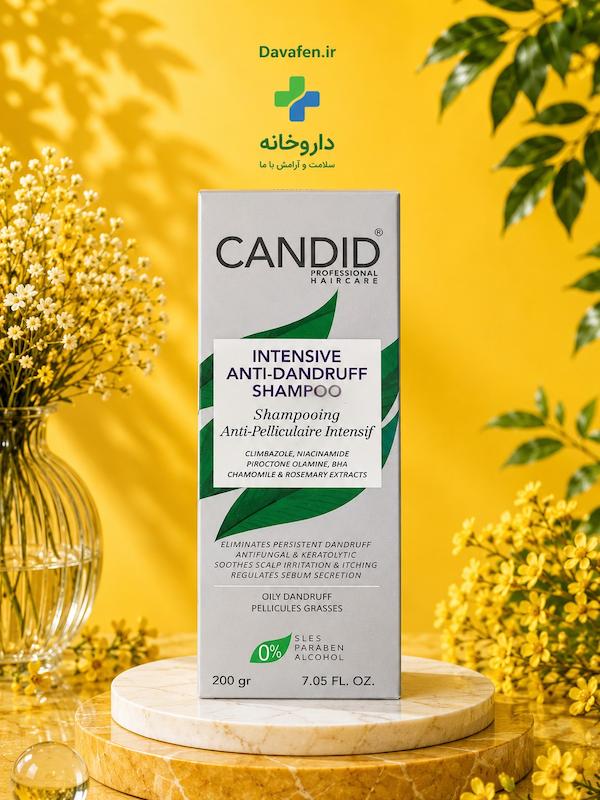 شامپو ضدشوره موی چرب کاندید