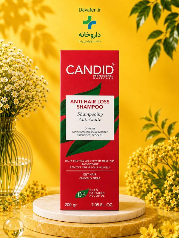 شامپو ضدریزش موی چرب کاندید