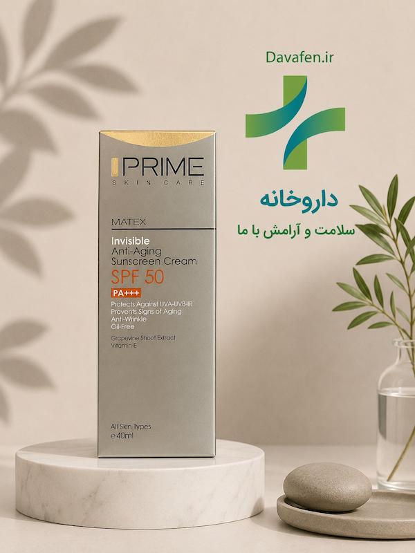 کرم ضدآفتاب جوان کننده spf50 پریم