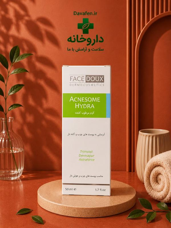 کرم مرطوب کننده و آبررسان پوست چرب فیس دوکس