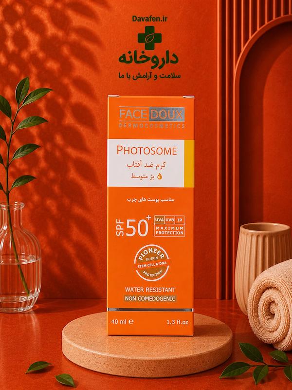 کرم ضدآفتاب پوست چرب فیس دوکس