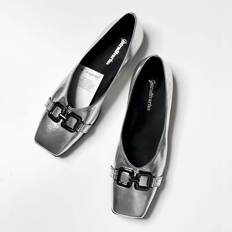 کفش کالج زنانه استرادیواریوس مدلStradivarius-Flat-shoes-FSv14