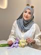 شال کشی کریشه طوسی