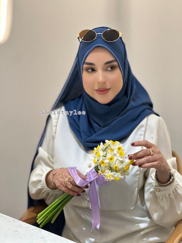 شال کشی کریشه آبی نفتی