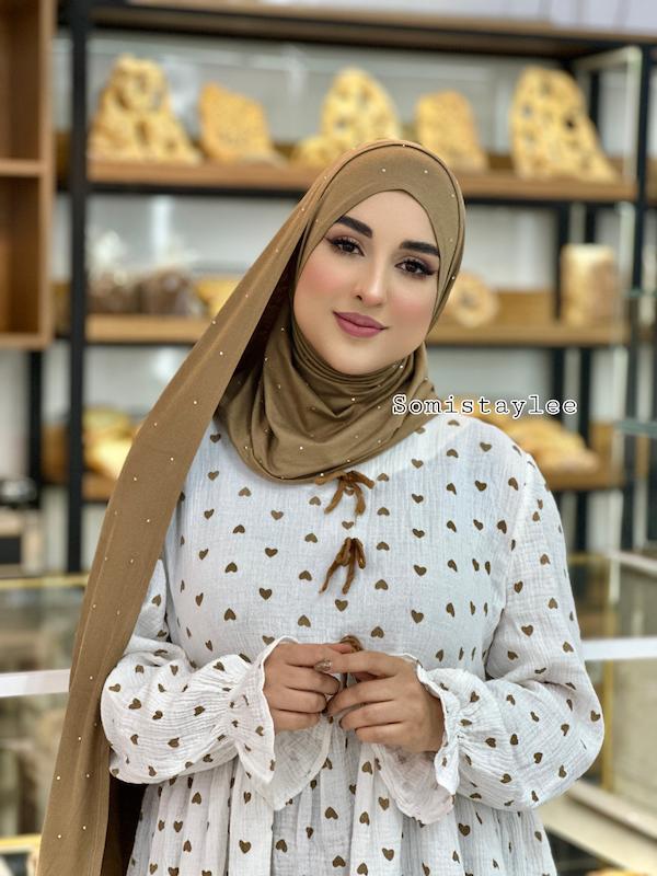 شال کشی کویتی کاپوچینو