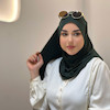 شال کشی کویتی(نخ پنبه)سبز یشمی | شال كويتي مطاطي (قطن) لون أخضر زيتي