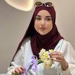 شال کشی کویتی(نخ پنبه)آلبالویی | شال كويتي مطاطي (قطن) لون عنابي