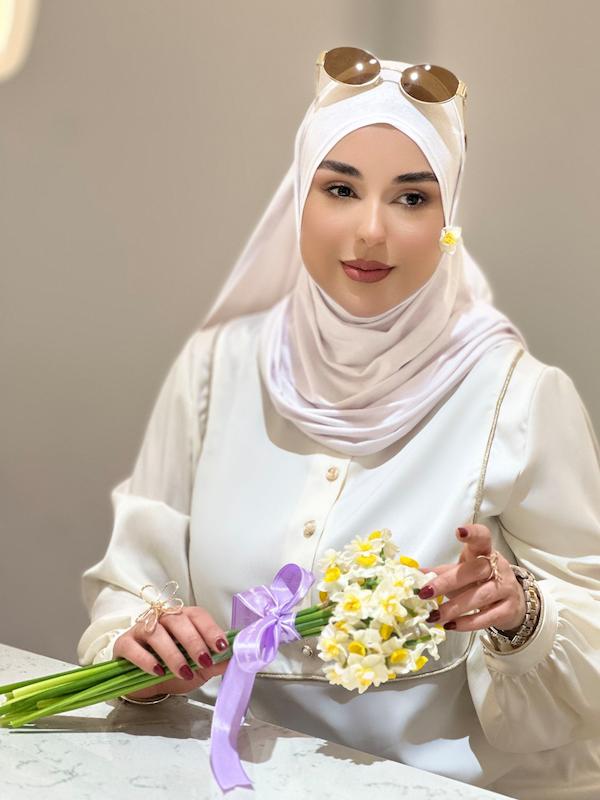 شال کشی کویتی سفید