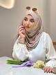 شال کشی کریشه کرم نسکافه ای