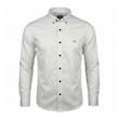 پیراهن مردانه سفید دکمه مشکی