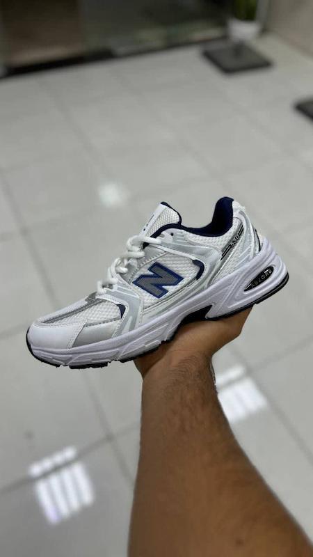 نیوبالانس ۵۳۰ سفید سرمه ای ـ کد (۱۲۰)