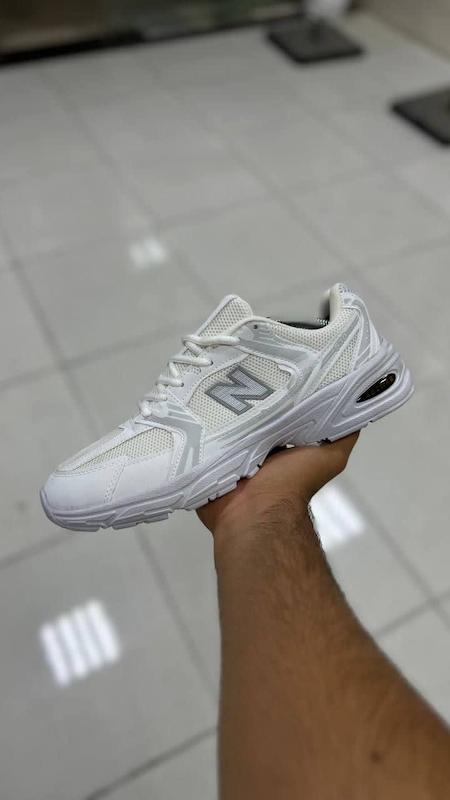 نیوبالانس ۵۳۰ تمام سفید ـ کد (۱۲۲)