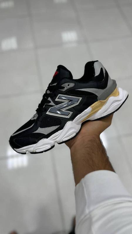 نیوبالانس ۹۰۶۰  مشکی زیره سفید ـ کد (۱۶۰)