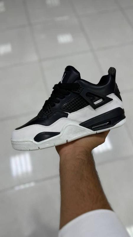 جردن 4 سفید مشکی ـ کد (۱۷۰)