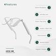 عینک هوشمند هامبورگ گرین Green Hamburg Smart Glasses