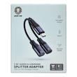 مبدل دوکاره شارژ و صدا گرین لاین مدل 2 In 1؛ تبدیل USB-C به USB-C و جک 3.5 میلی‌متری