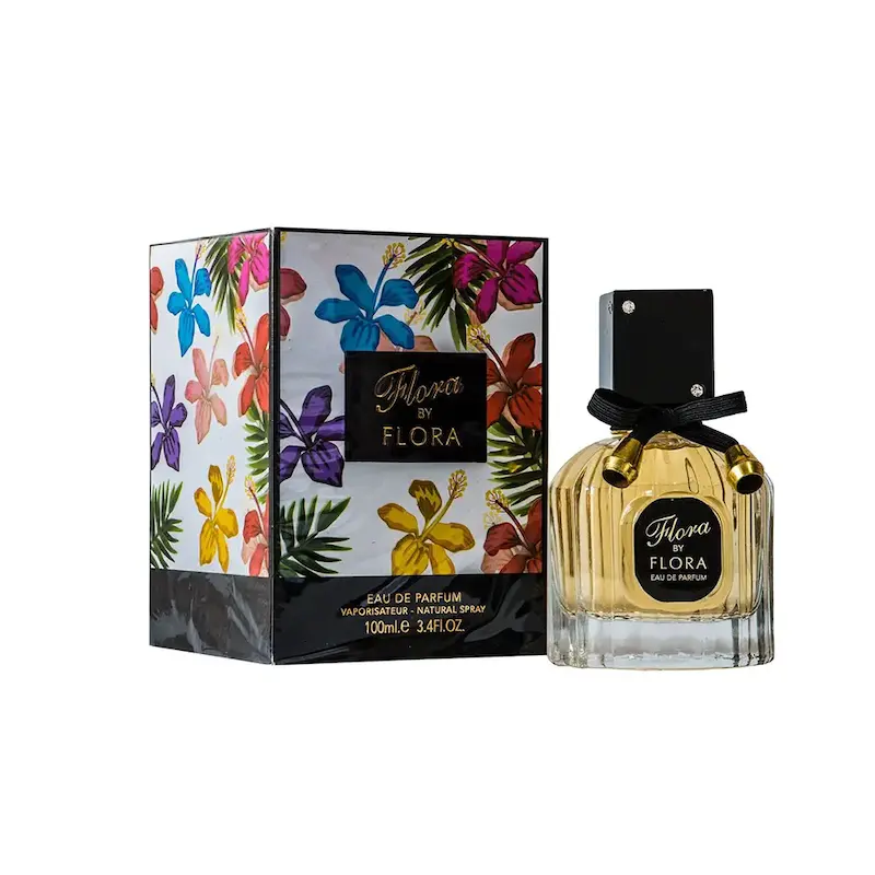 عطر ادکلن زنانه گوچی فلورا فراگرنس ورد فلورا بای فلورا (Fragrance World Gucci Flora by Gucci)