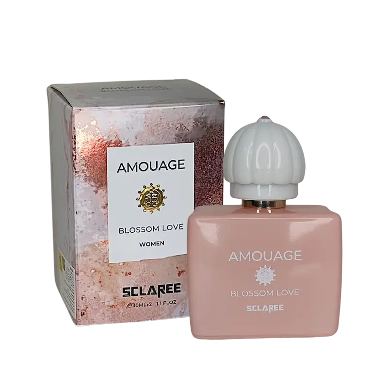 ادوپرفیوم مینیاتوری زنانه اسکلاره Sclaree مدل آمواج بلوسوم لاو Amouage Blossom Love حجم 30 میلی لیتر
