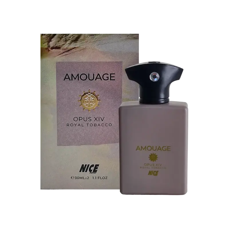 ادوپرفیوم نایس پاپت Nice مدل آمواج اوپوس 14 رویال توباکو Amouage Opus XIV Royal Tobacco حجم 30 میلی 