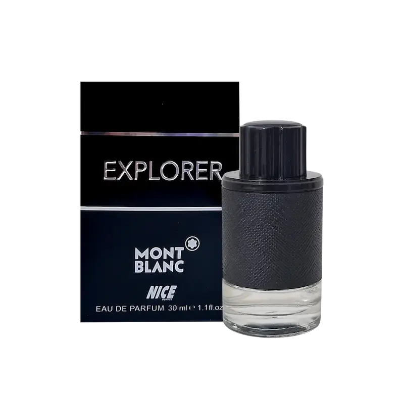 ادوپرفیوم مردانه نایس پاپت Nice مدل مونت بلنک اکسپلورر Mont Blanc Explorer حجم 30 میلی لیتر