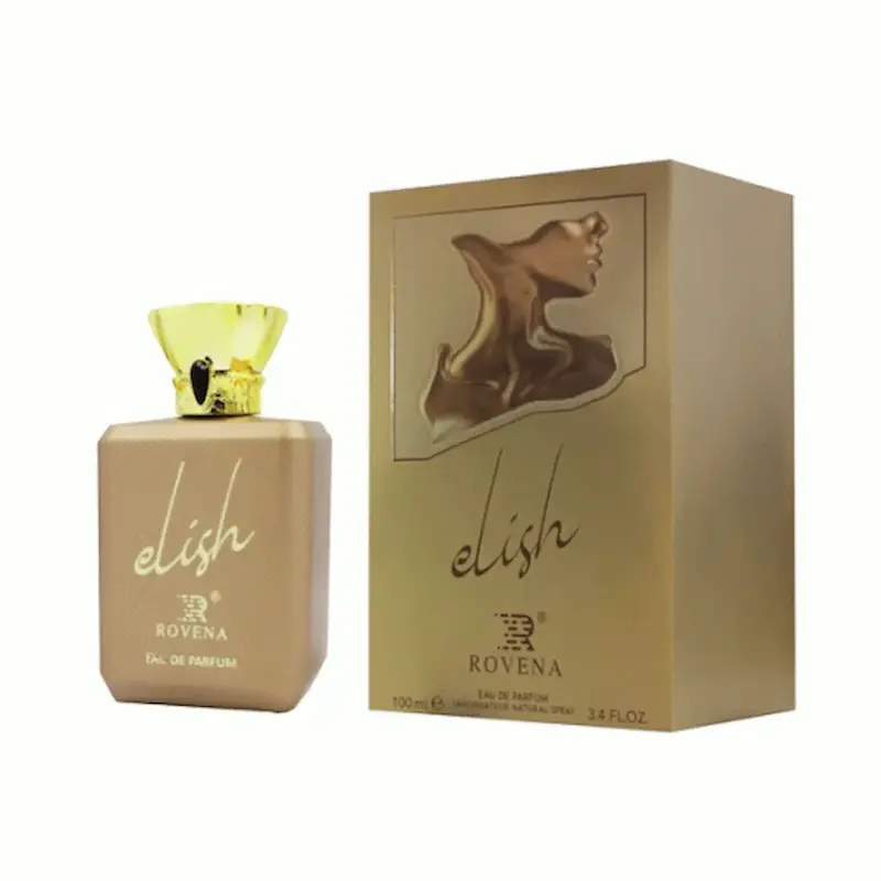 ادکلن زنانه روونا مدل ایلیش _ ایلاش رایحه بیلی ایلیش طلایی (rovena eyelash) Billie Eilish