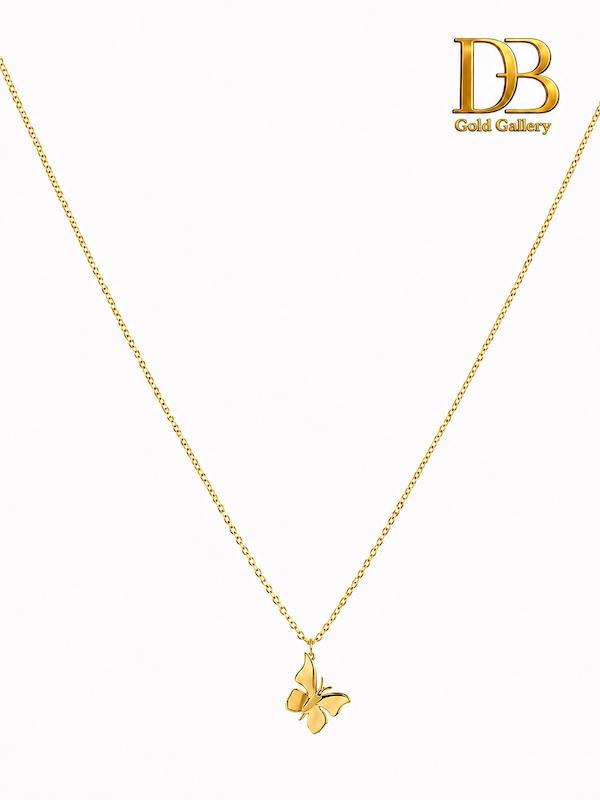 گردنبند طلا پروانه