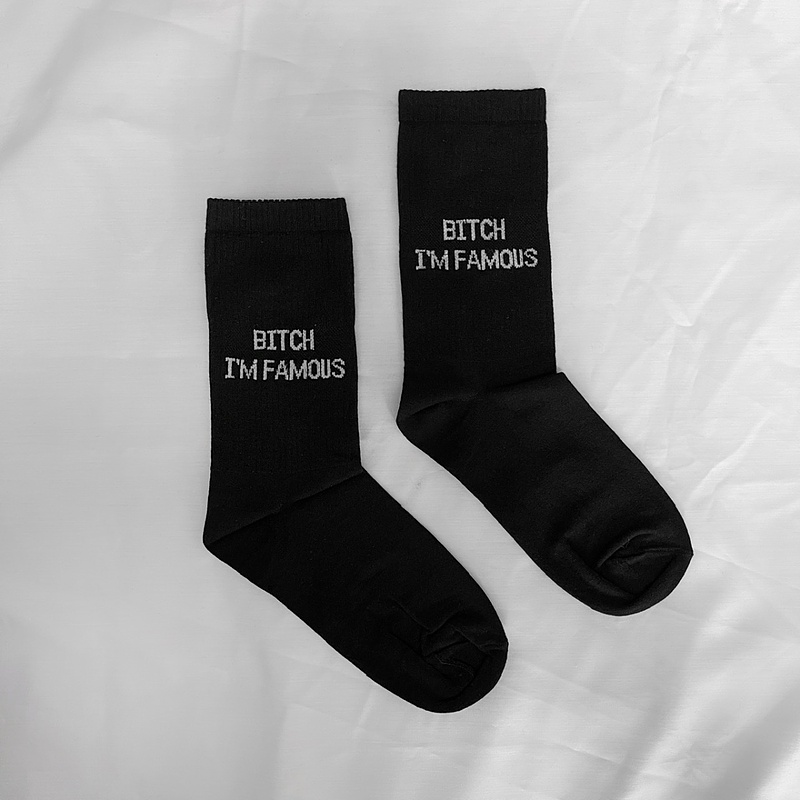 جوراب bitch I’m famous مشکی