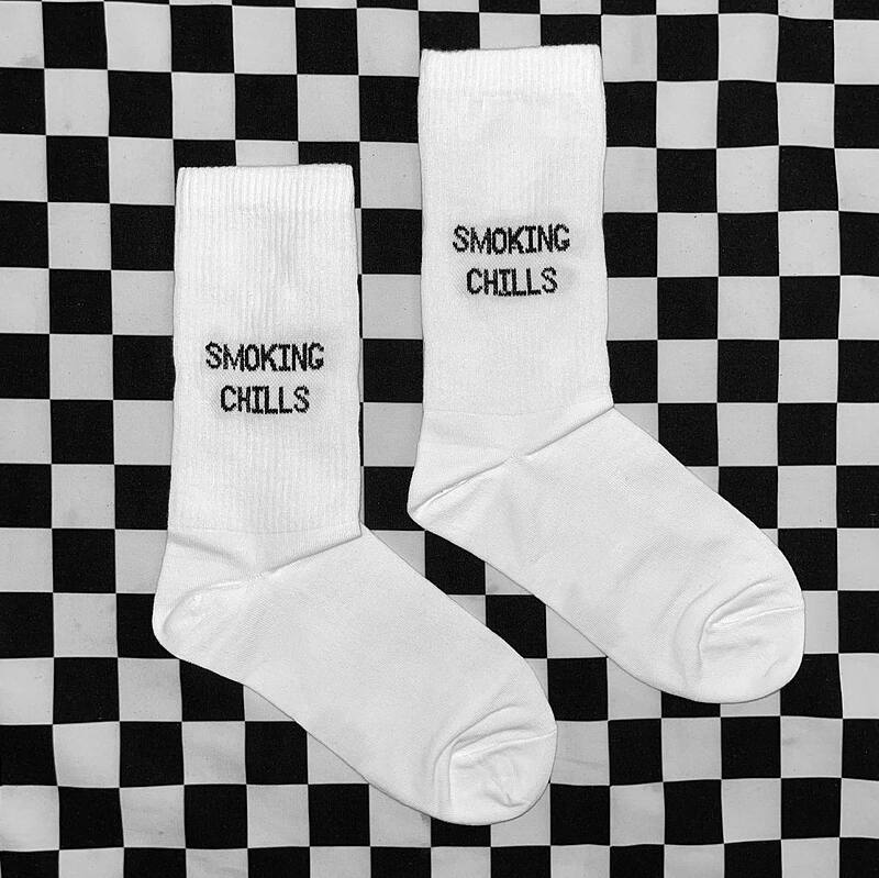 جوراب smoking chills سفید