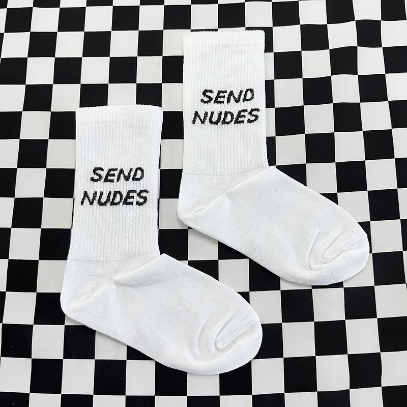 جوراب send nudes سفید