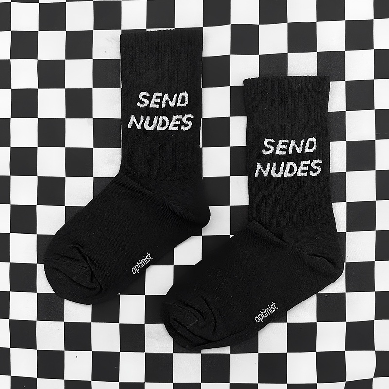 جوراب send nudes مشکی 