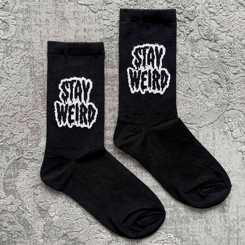 جوراب stay weird مشکی