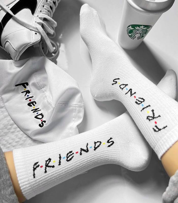 جوراب friends سفید