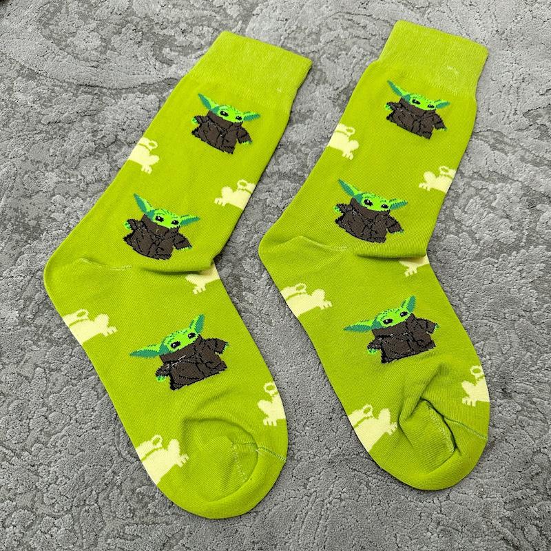 جوراب پترن بیبی یودا