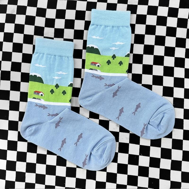 جوراب مزرعه و کوسه ها